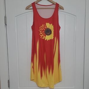 Sunflower Sun Dress Womens Size L NWOT